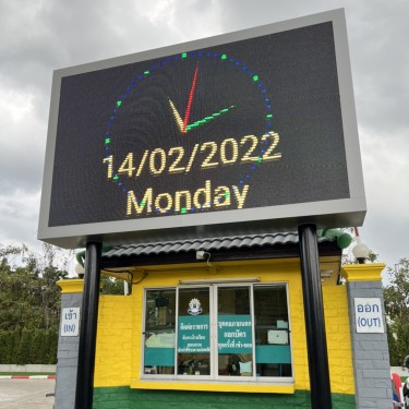 P8 Outdoor จอLed Display2 Pole